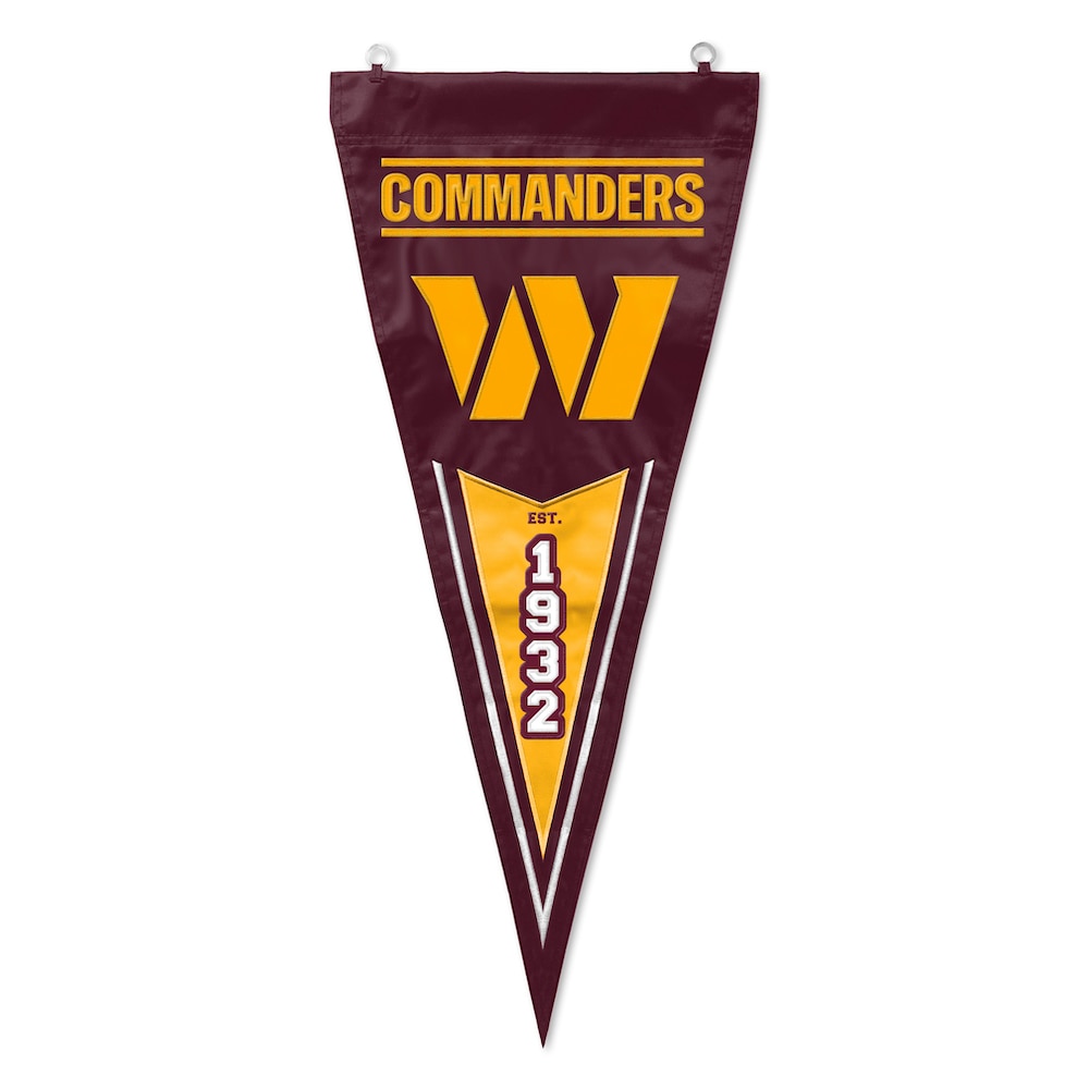 Washington Commanders Vertical Pennants