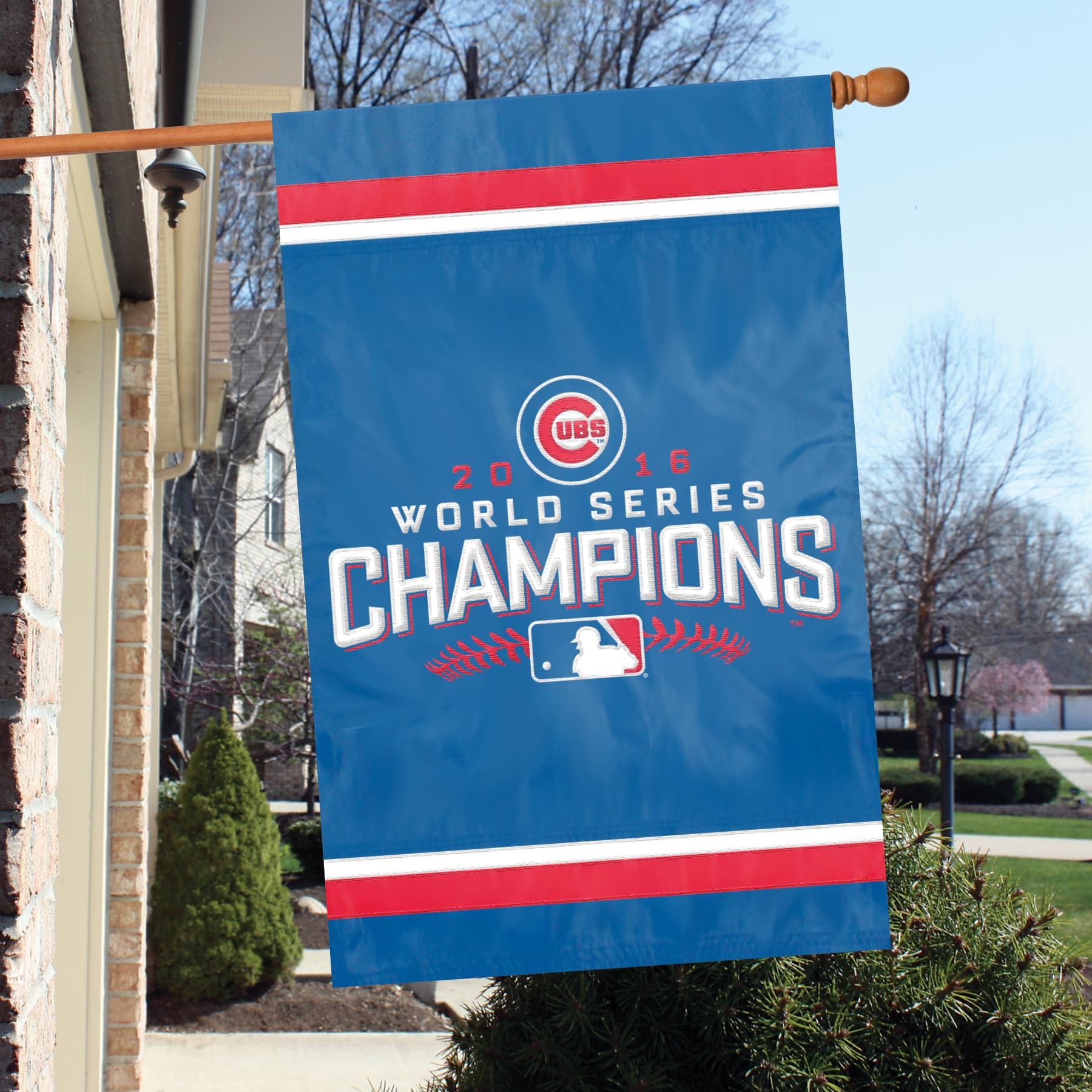 Chicago Cubs Champs Premium Banner Flag