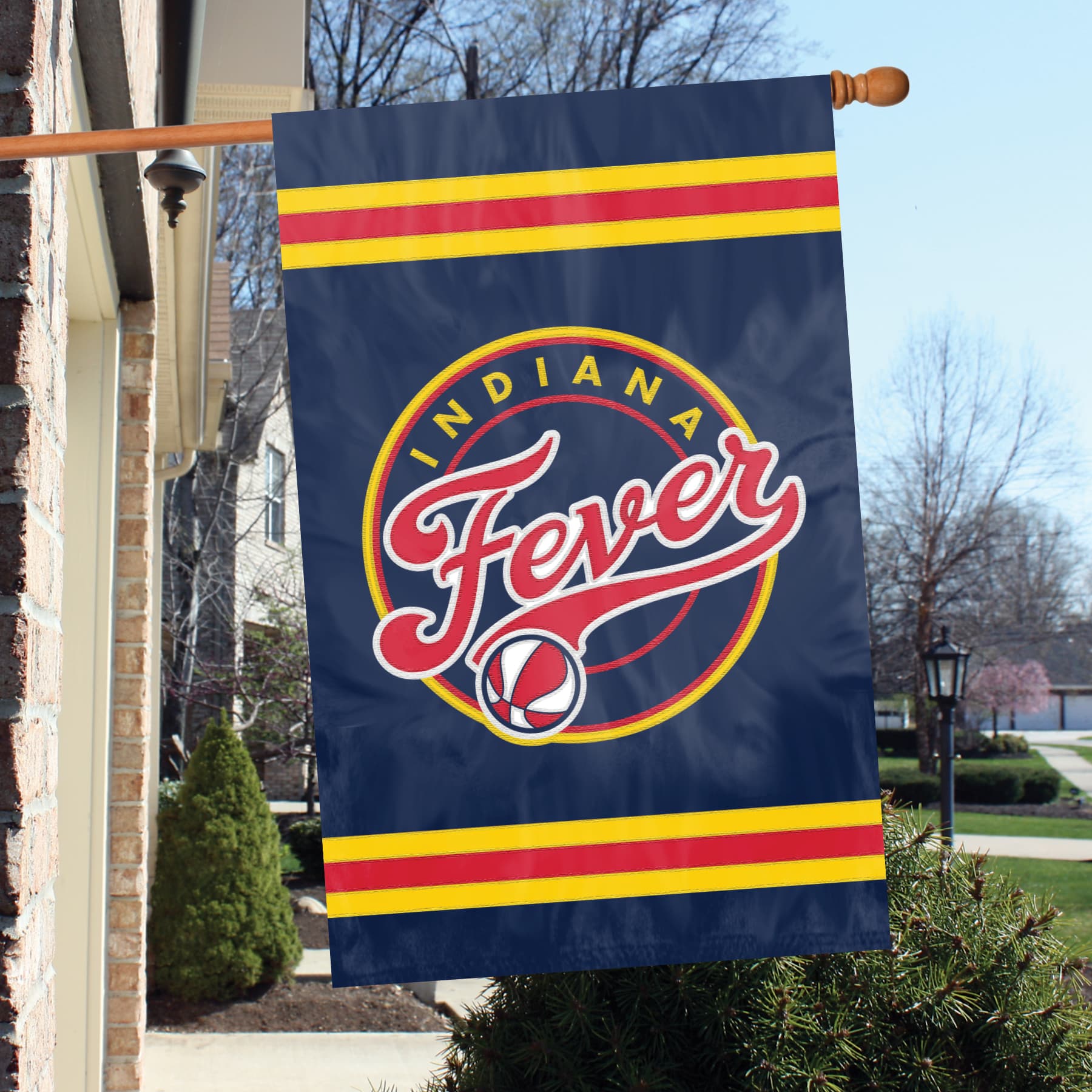 Indiana Fever Applique Banner Flag