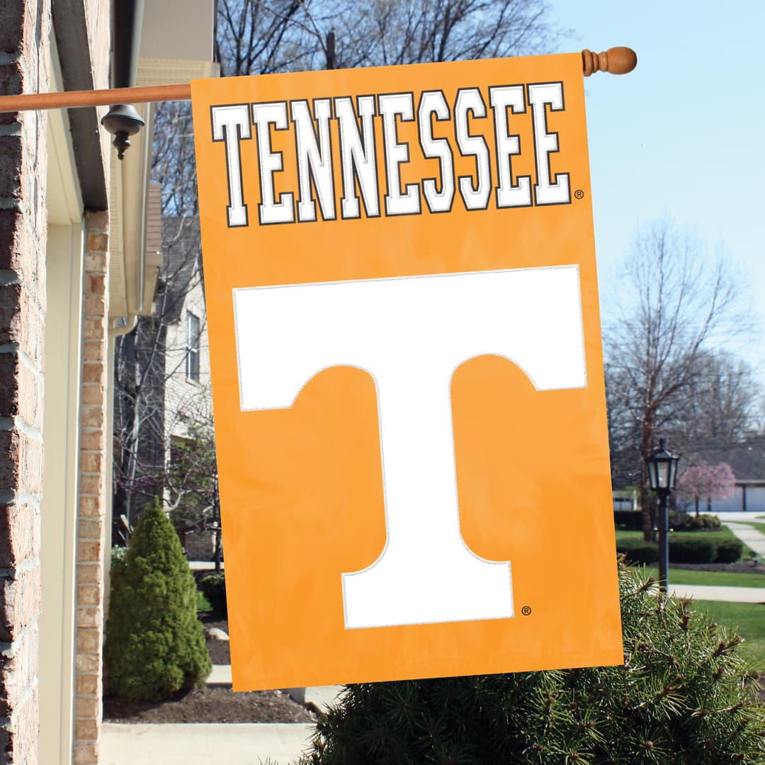 Tennessee Volunteers Applique Banner Flag