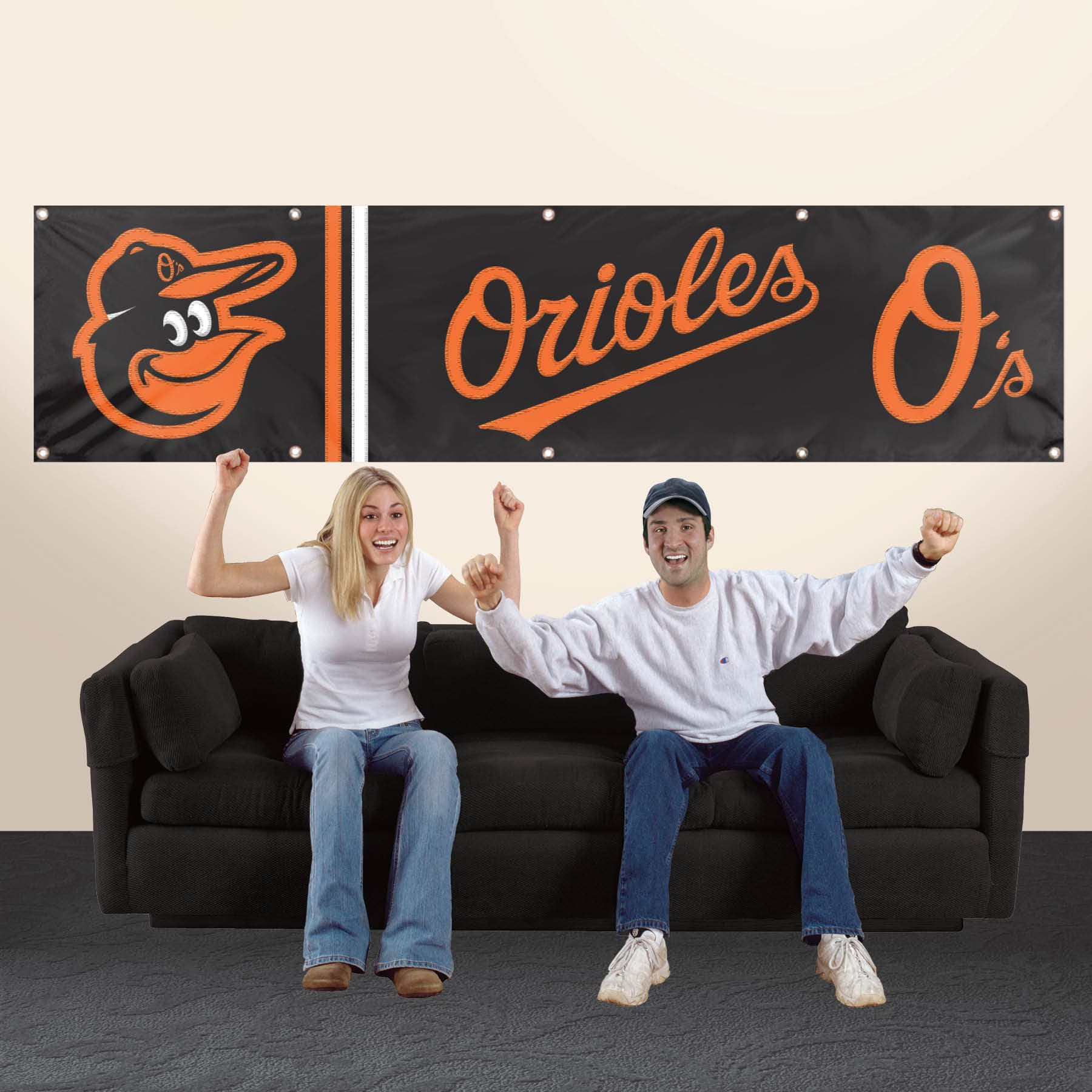 Baltimore Orioles Giant 8' x 2' Banner