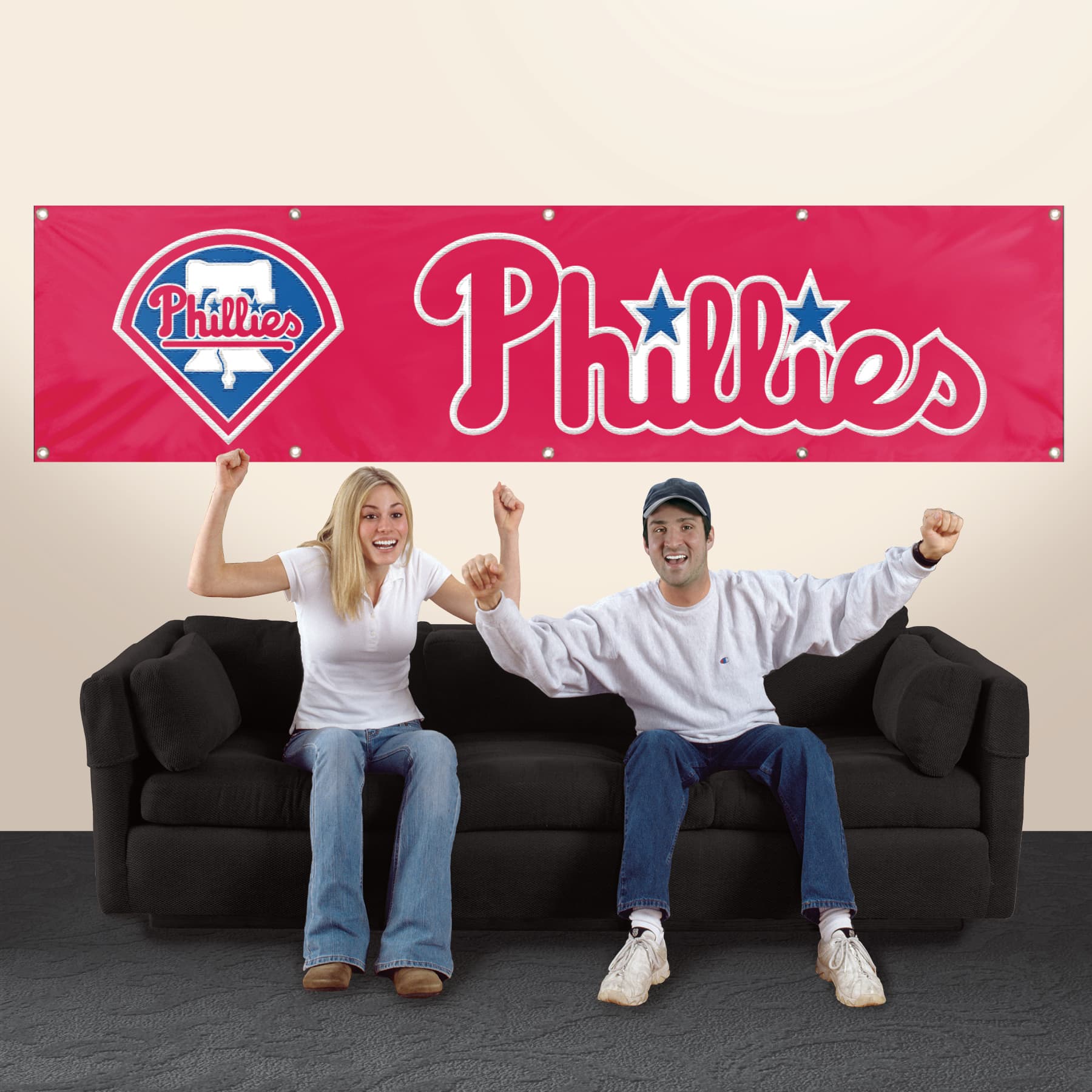 Philadelphia Phillies Giant 8' x 2' Banner