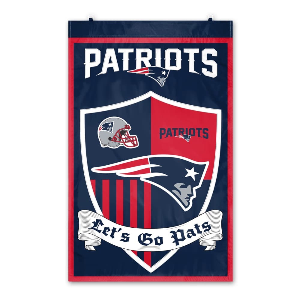New England Patriots Team Shield Banner