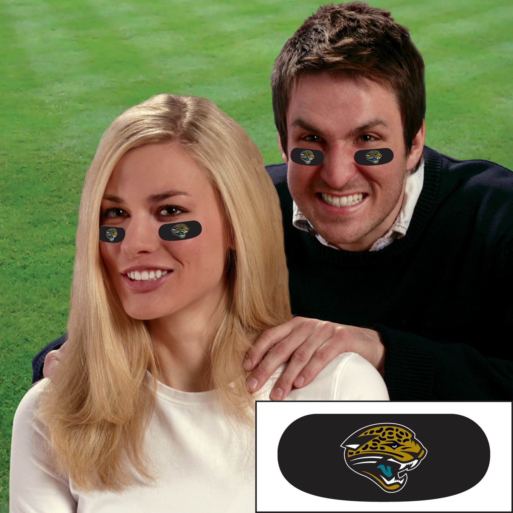 Jacksonville Jaguars Face Decorations