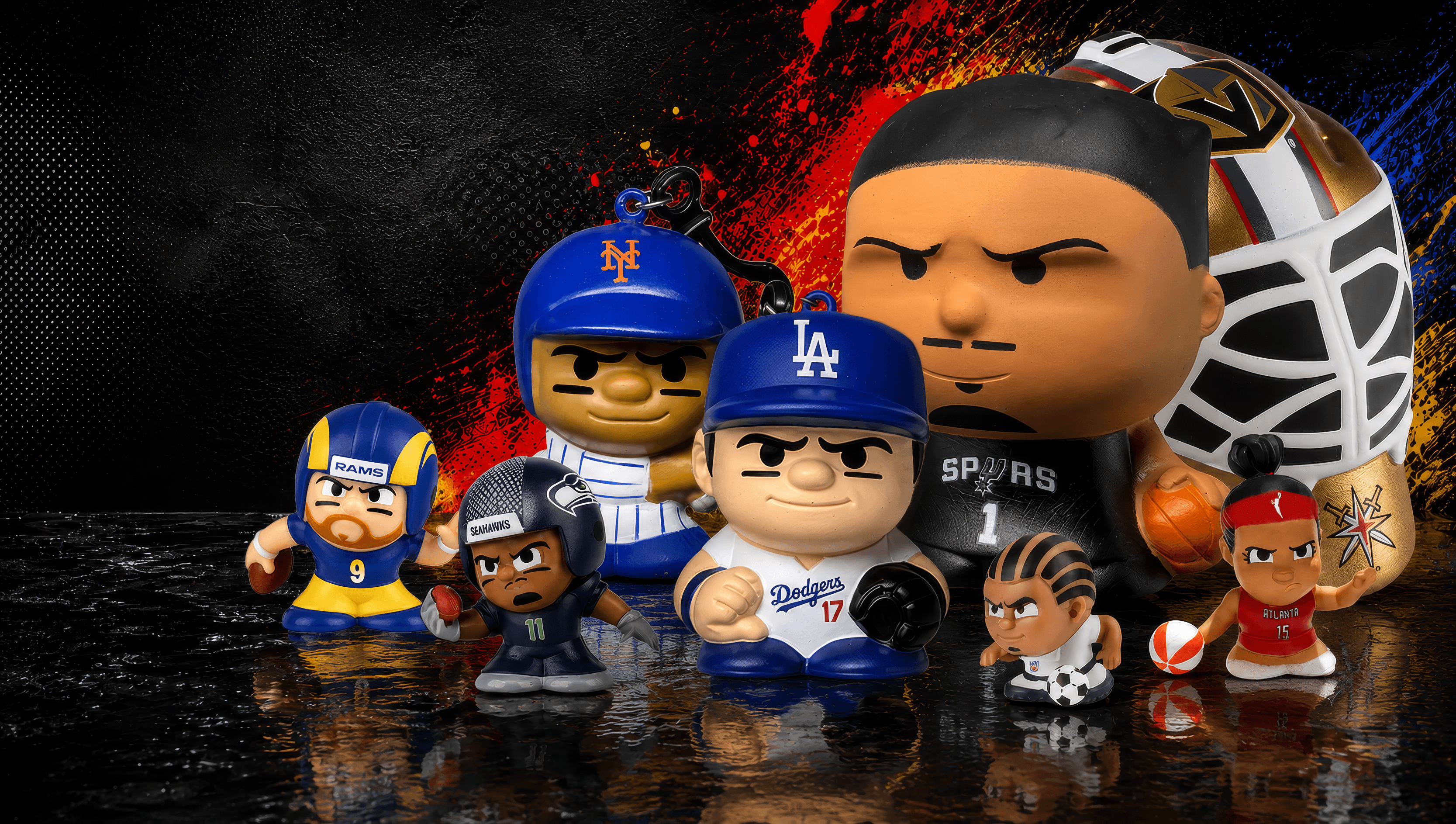 Party Animal licensed sports figures
