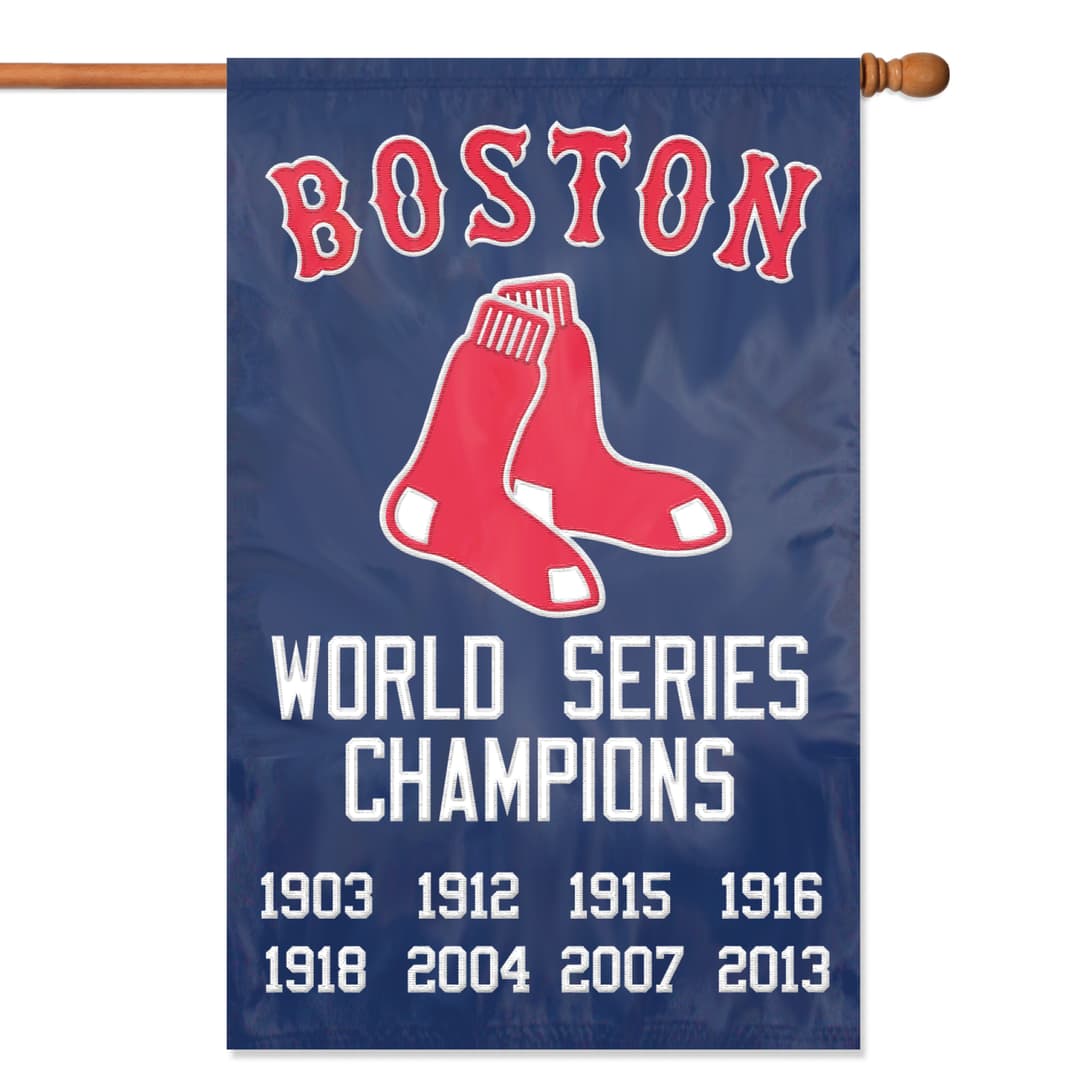 Boston Red Sox Championship Premium Banner Flag