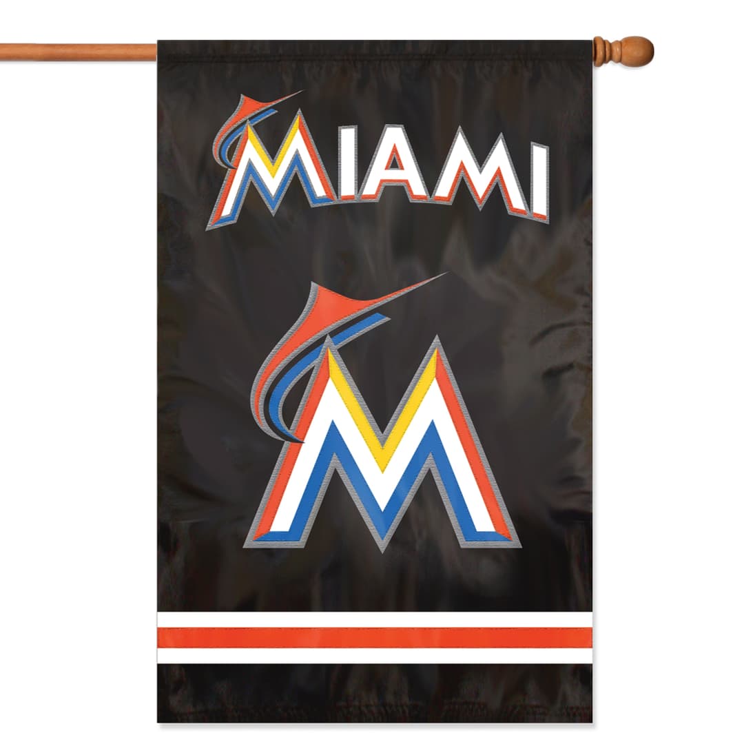 Miami Marlins Premium Banner Flag