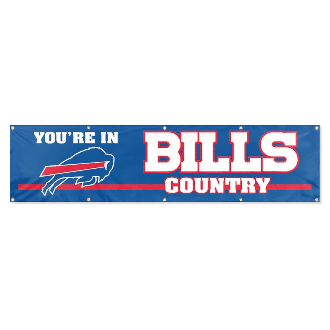 Buffalo Bills Giant 8 x 2 Banner