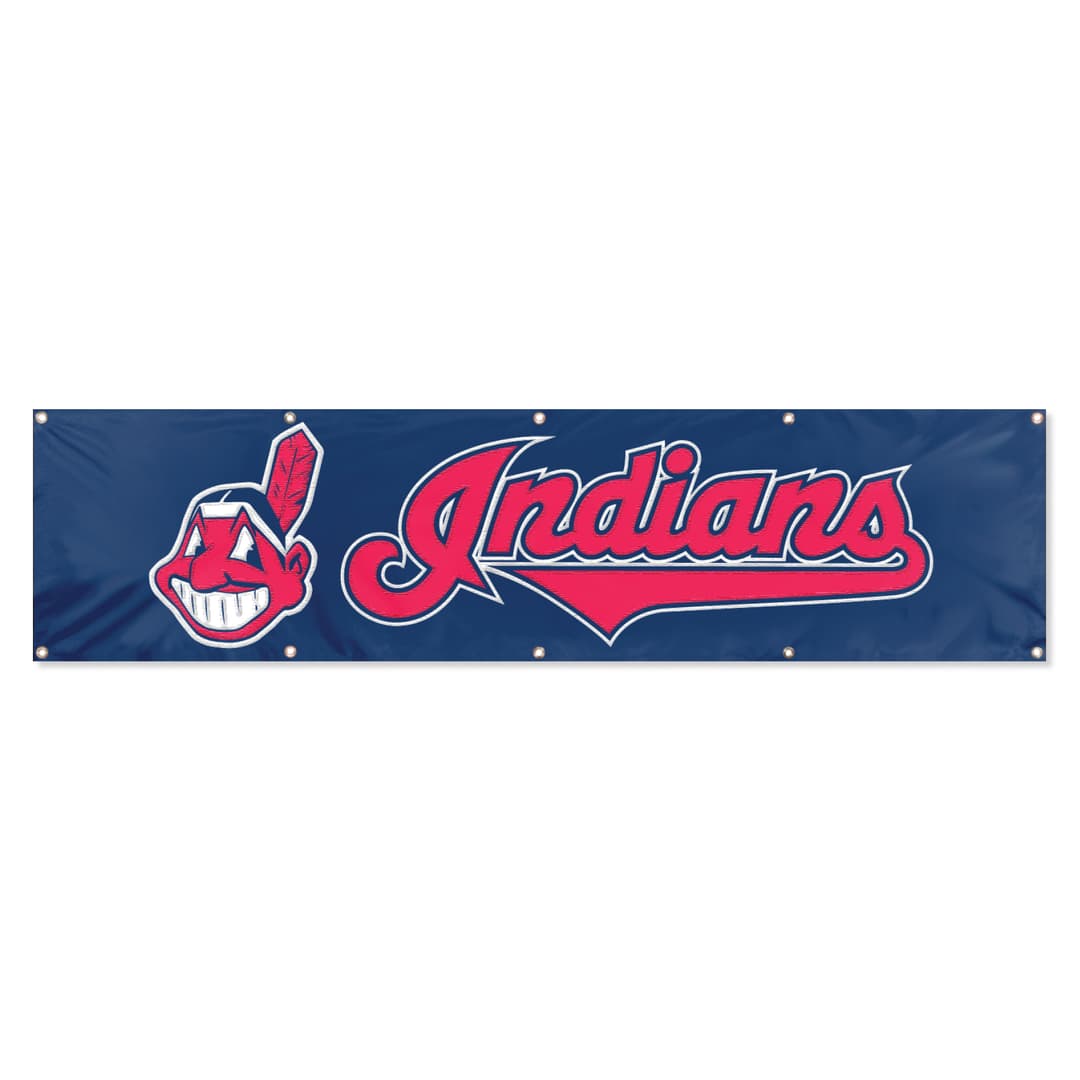 Cleveland Indians Giant 8 x 2 Banner