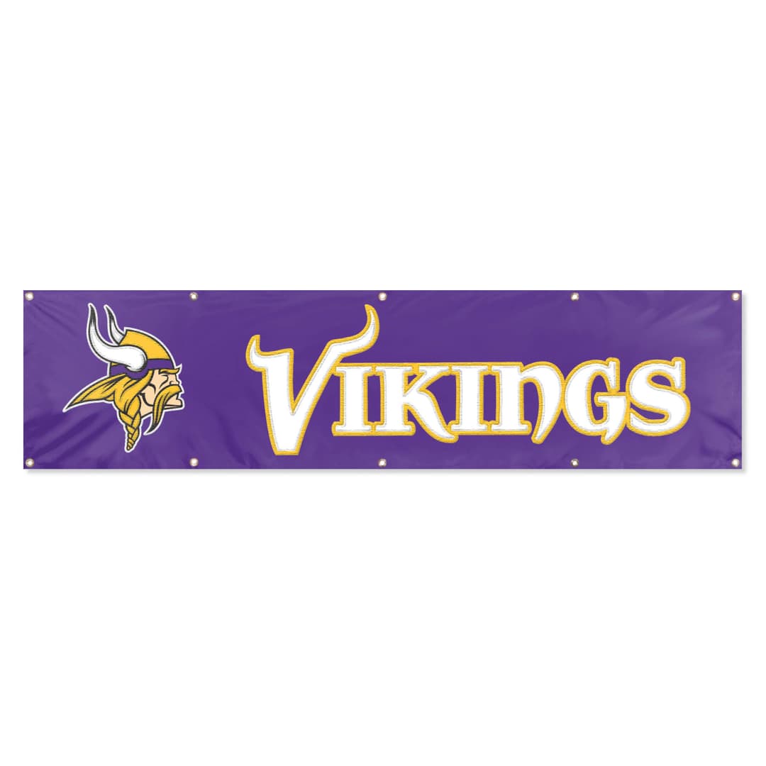 Minnesota Vikings Giant 8 x 2 Banner