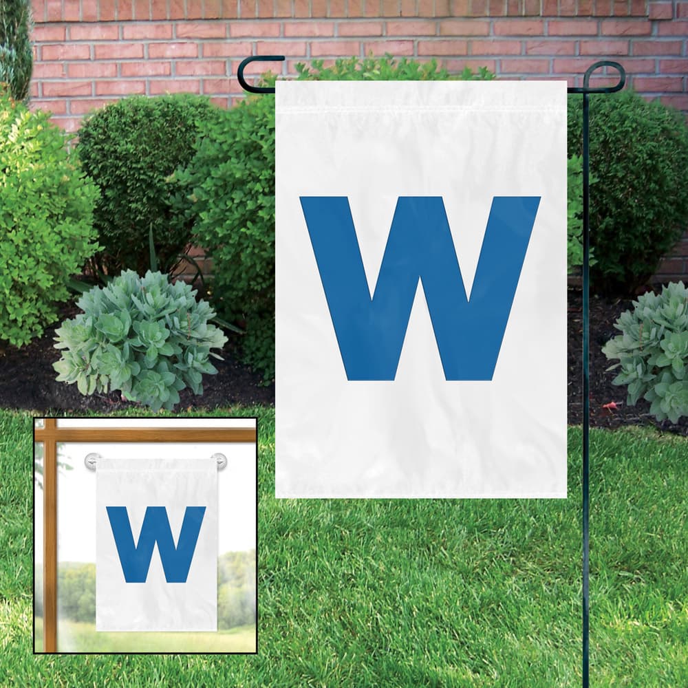 Chicago Cubs "W" Garden / Window Flag
