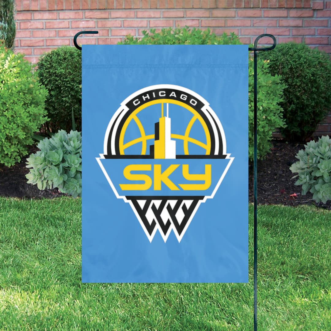 Chicago Sky Premium Garden Flag