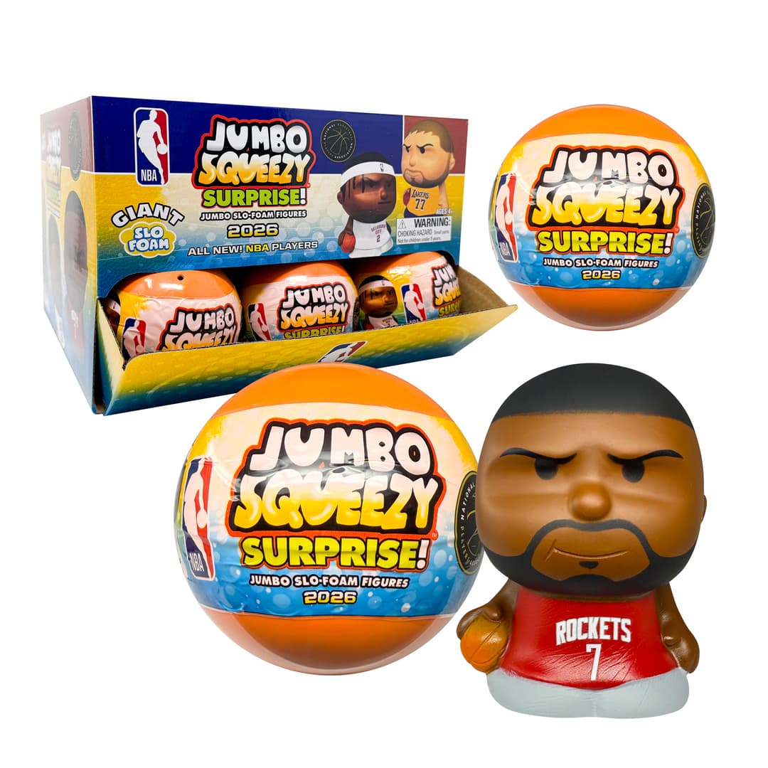 NBA Jumbo Squeezy Capsule Display 2026 18 ct