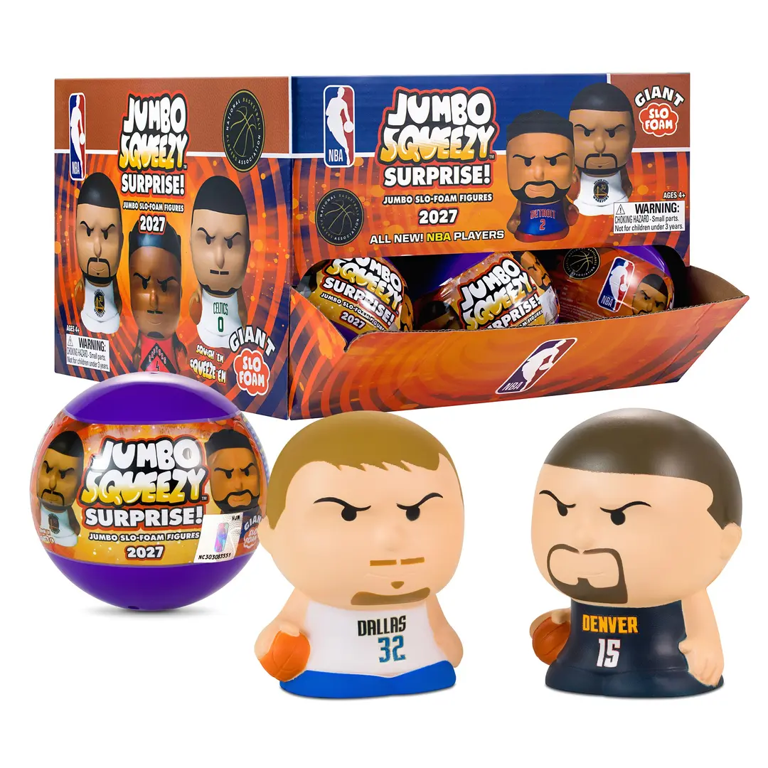 NBA Jumbo Squeezy Capsule Display - 18 ct 2027