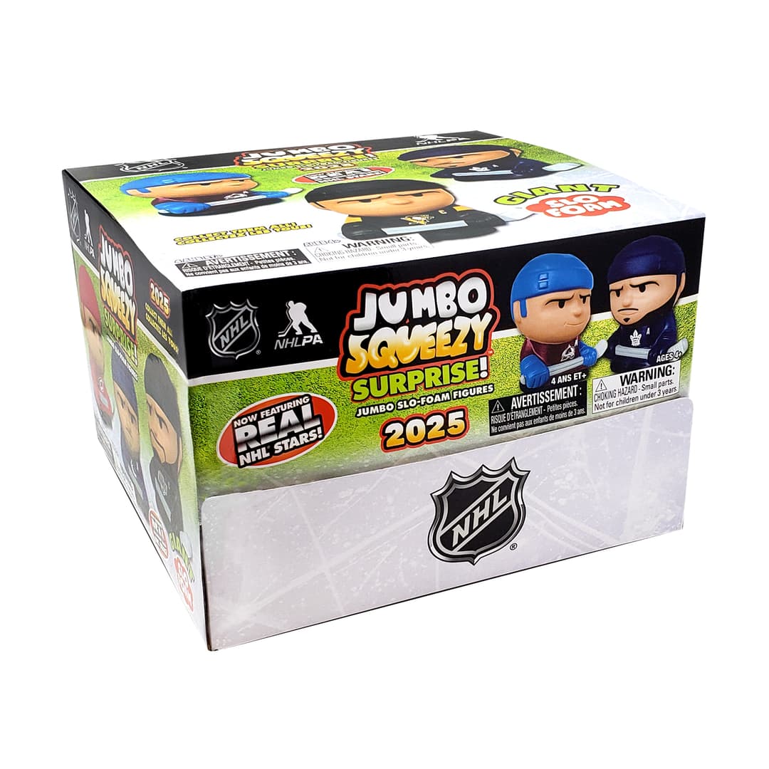 NHL Jumbo Squeezy Capsule Display 2027 - 18 ct