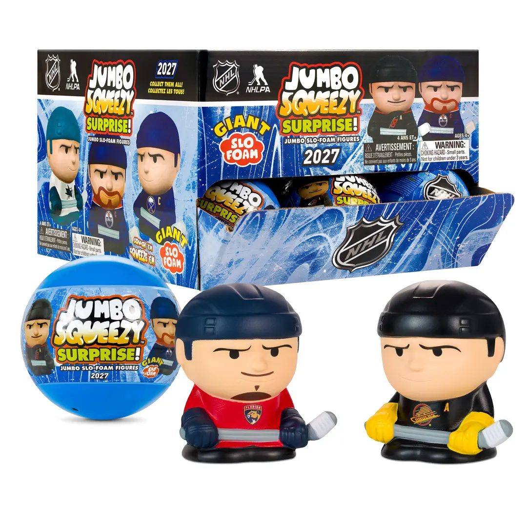 NHL Jumbo Squeezy Capsule Display 2027 - 18 ct