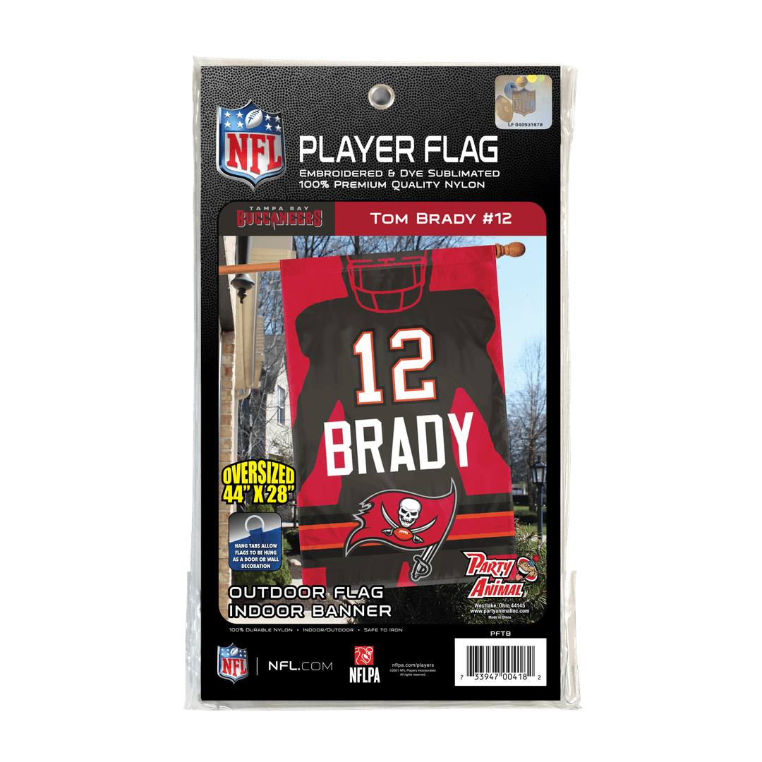 Tom Brady Silhouette Banner Flag