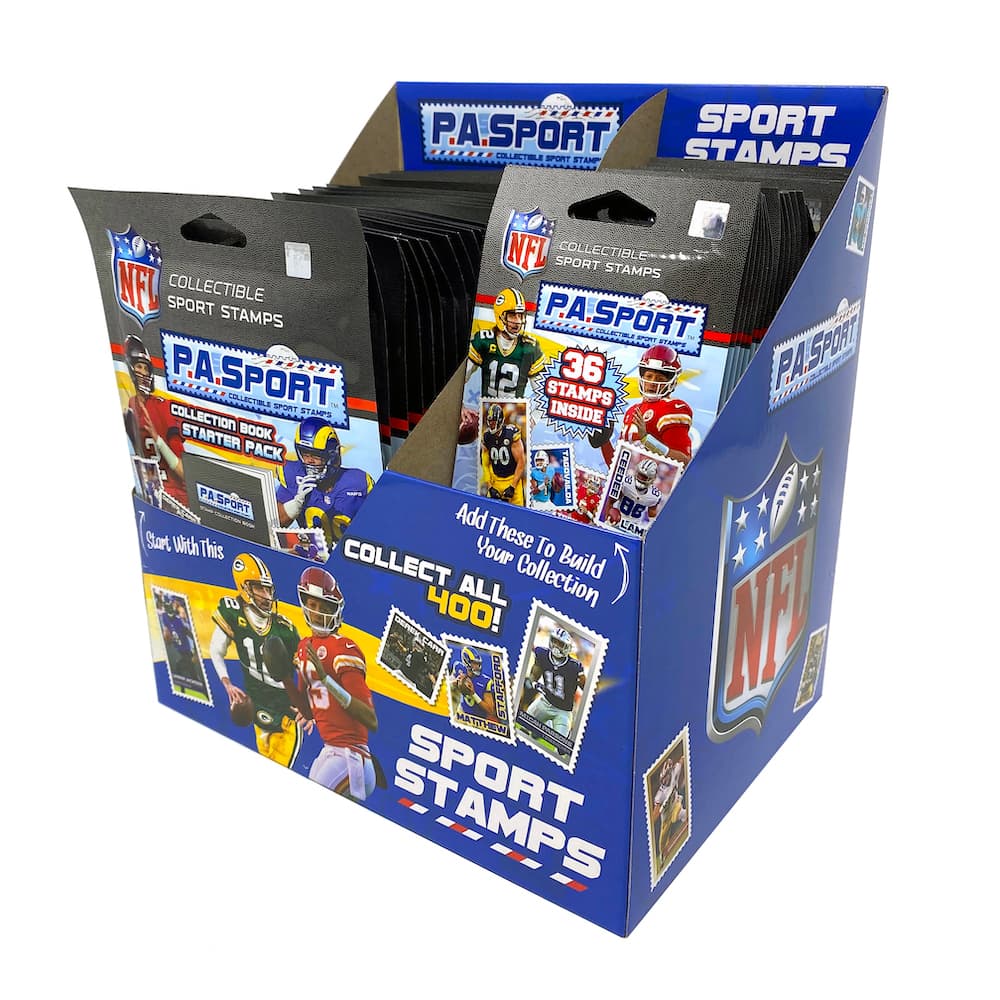 P.A.Sport Stamp 48-pack Display