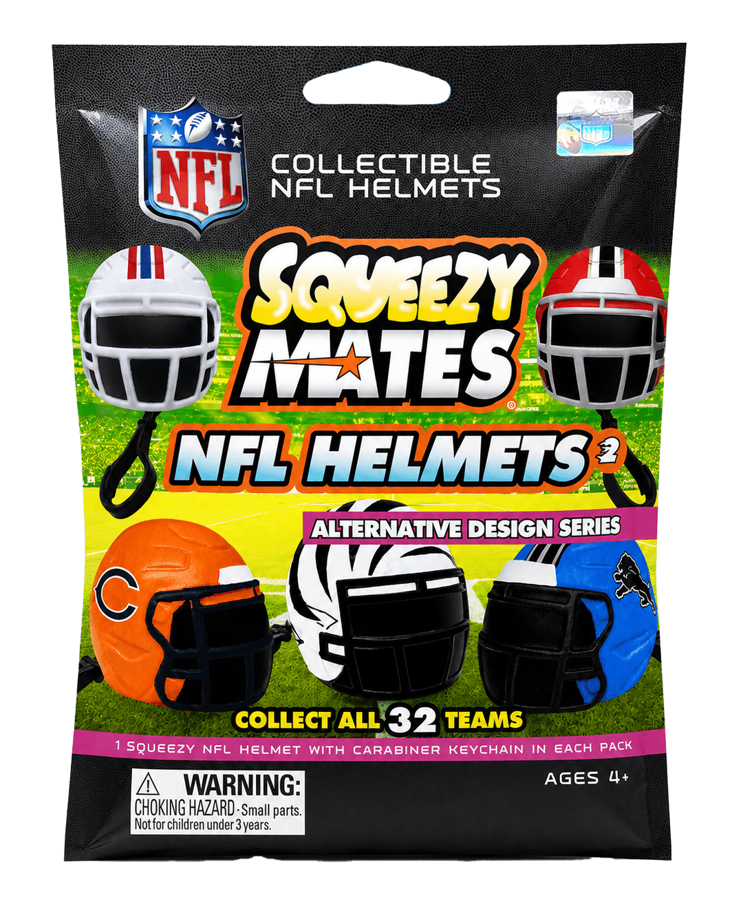 SqueezyMates Helmets Series 2 Foil Bag