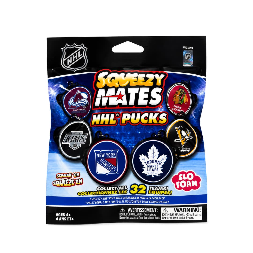 SqueezyMates NHL Pucks Foil Bag