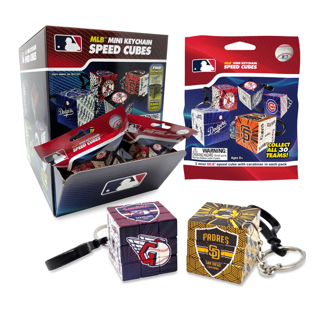 MLB Mini Speed Cube Gravity Feed Display