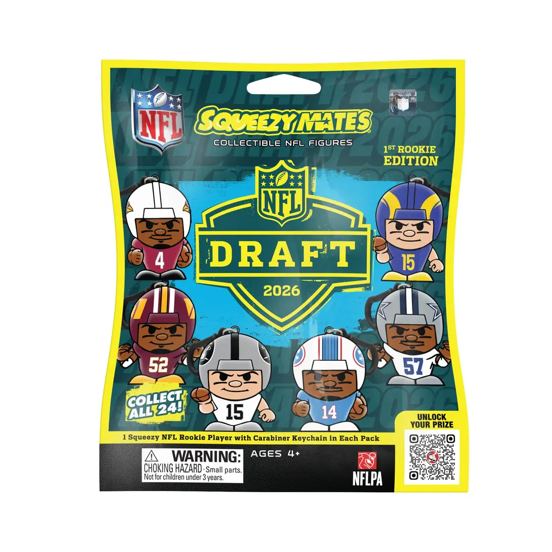 SqueezyMates NFL Rookies Foil Bag 2027