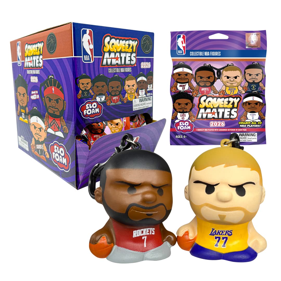 SqueezyMates NBA 2027 Gravity Feed Display - 24ct