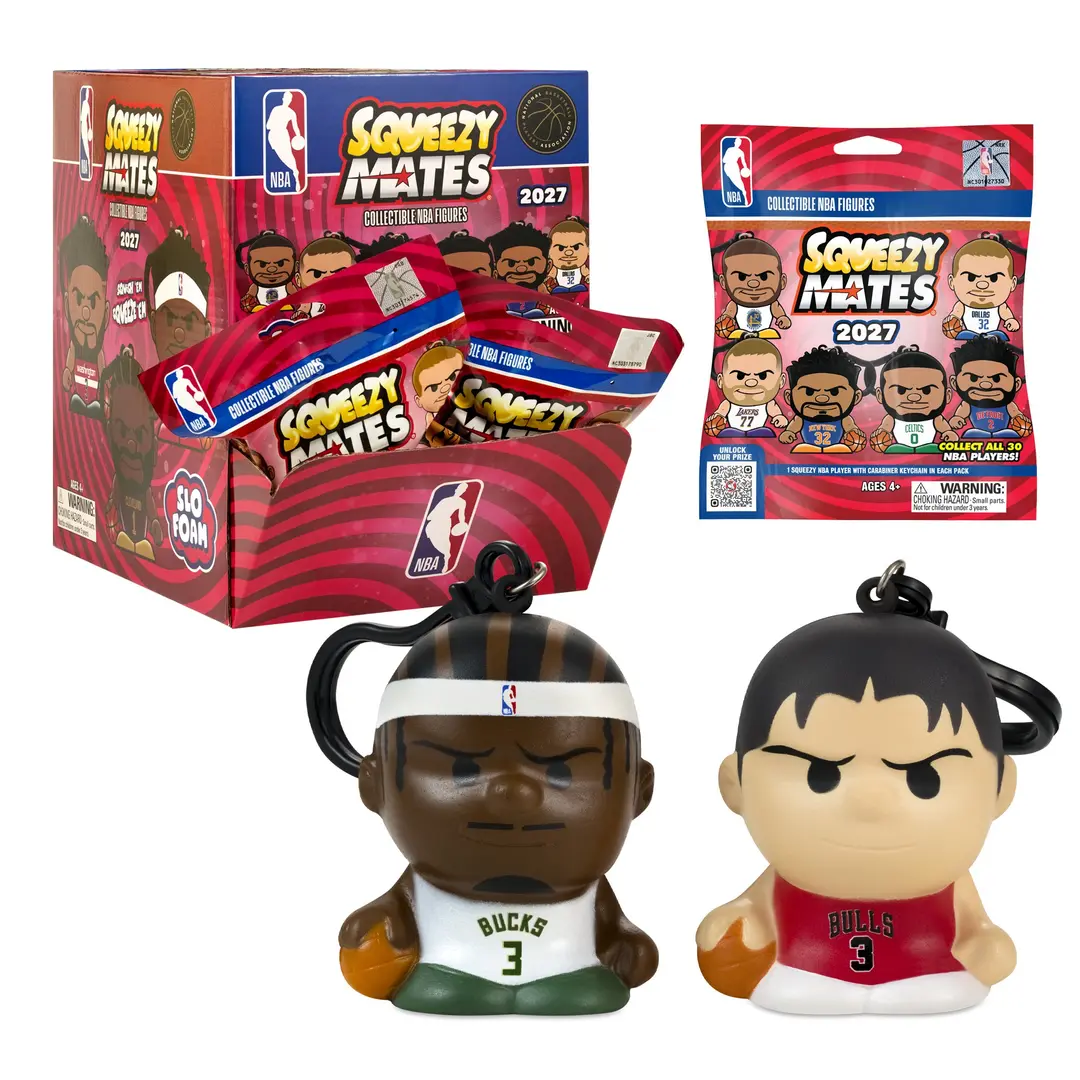 SqueezyMates NBA 2027 Gravity Feed Display - 24ct