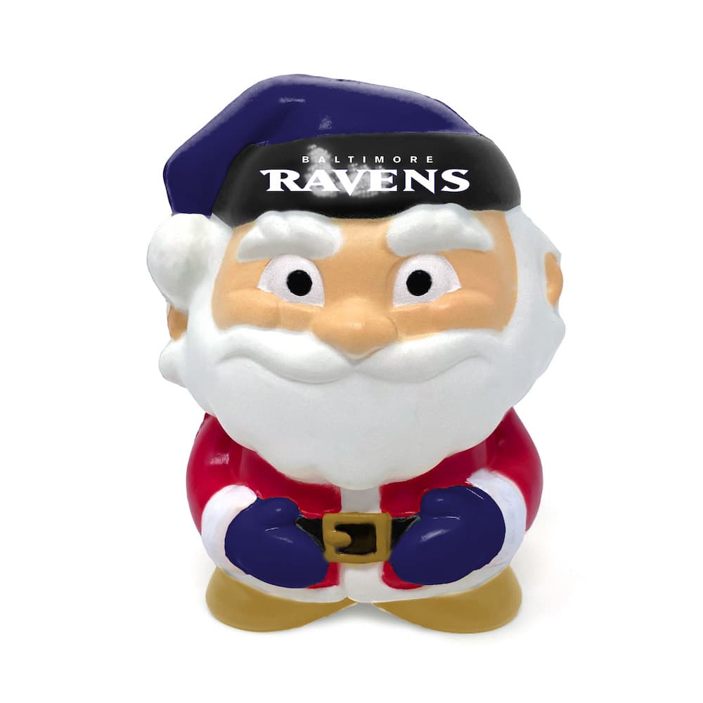 Baltimore Ravens Santa Squeezy 12-Unit Display