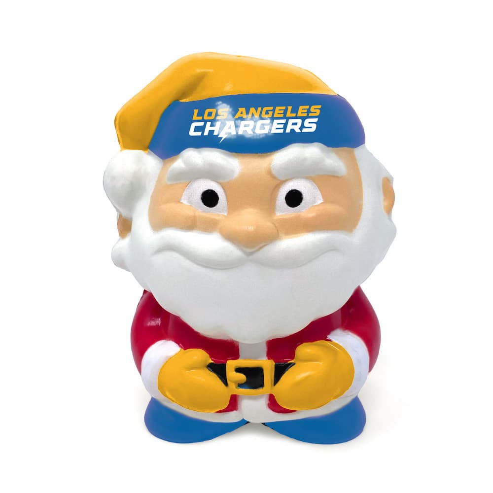 Los Angeles Chargers Santa Squeezy 12-Unit Display