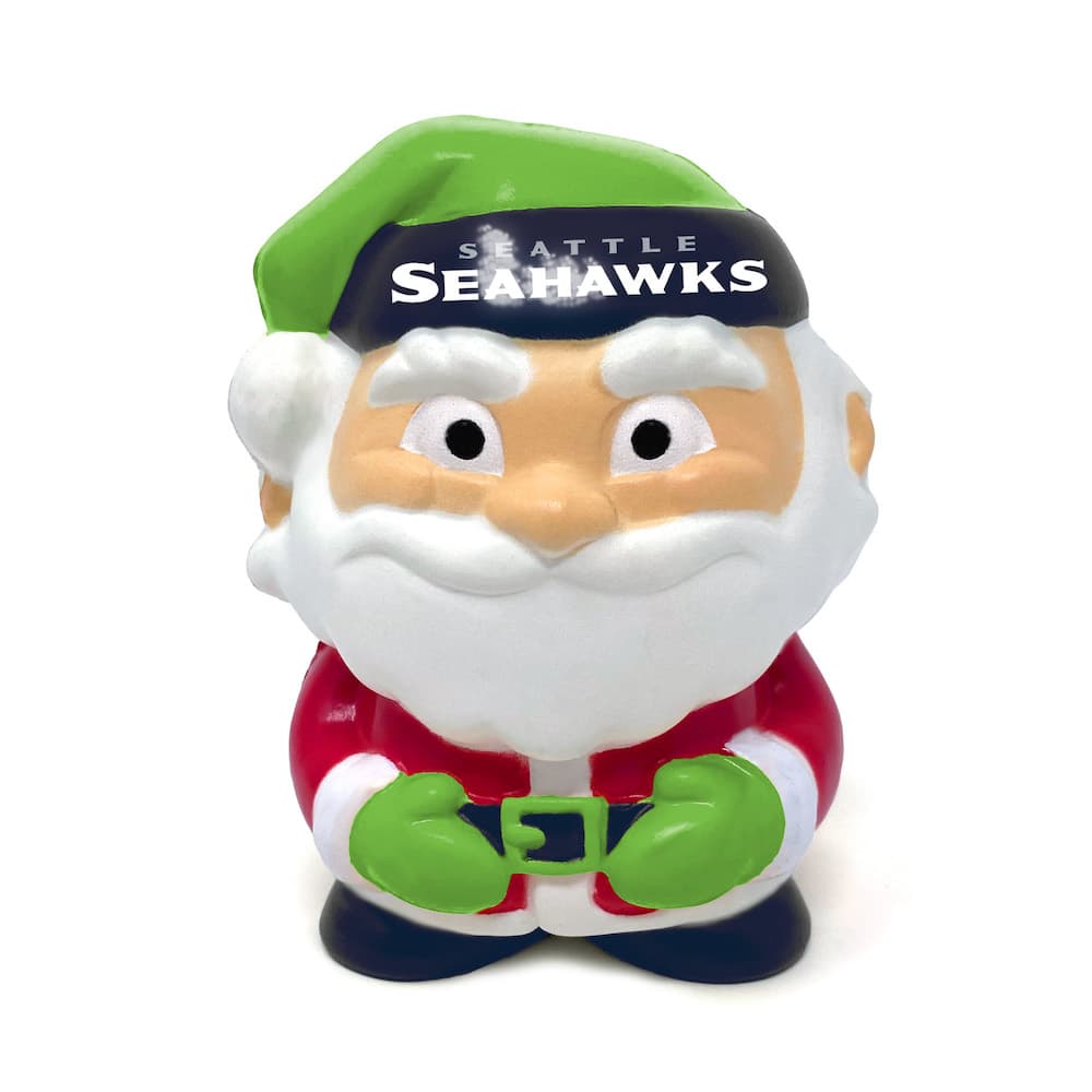 Seattle Seahawks Santa Squeezy 12-Unit Display