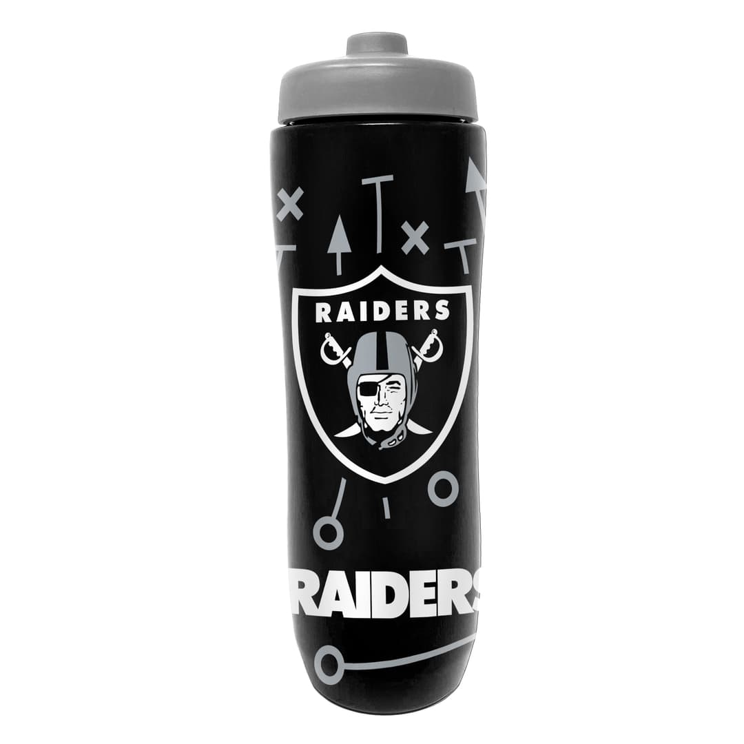 Las Vegas Raiders Squeezy Water Bottle