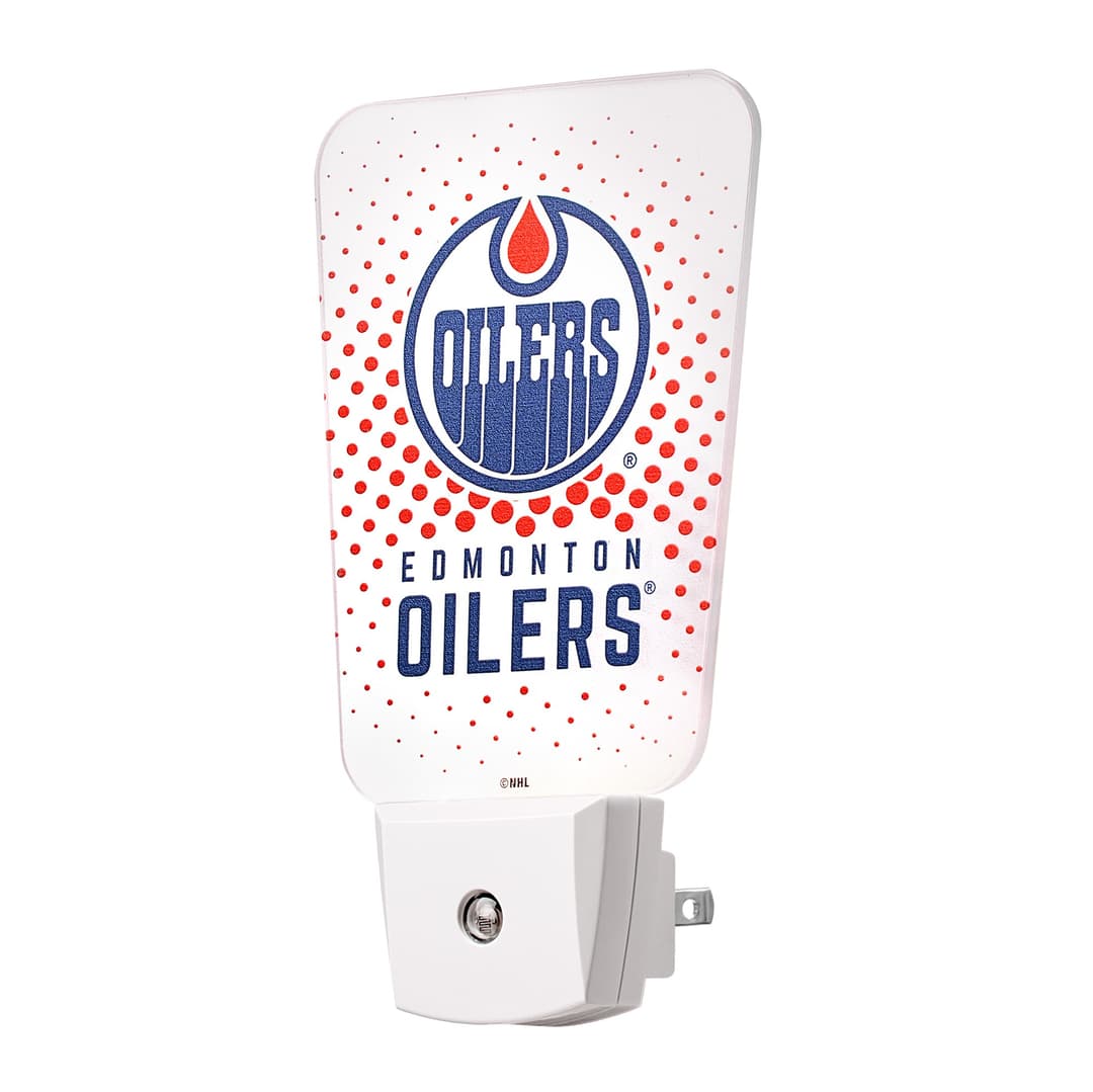 Edmonton Oilers Team Frosted Night Light