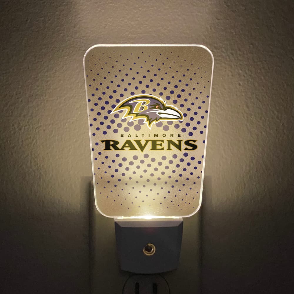 Baltimore Ravens Baltimore Ravens Team Frosted Night Light