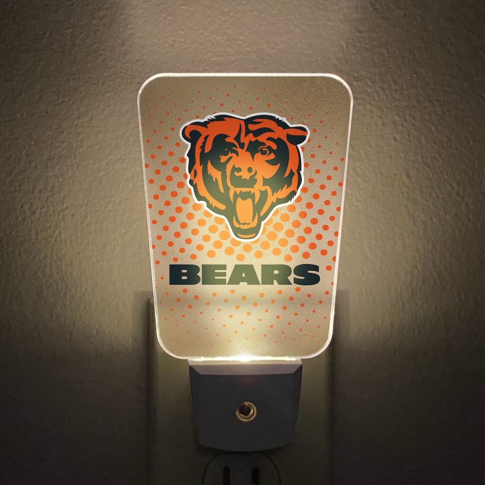 Chicago Bears Team Frosted Night Light