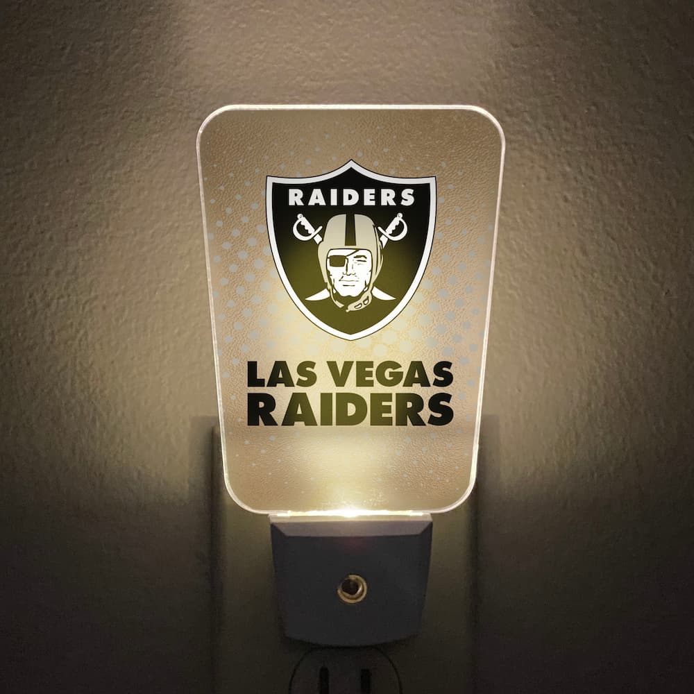 Las Vegas Raiders Team Frosted Night Light