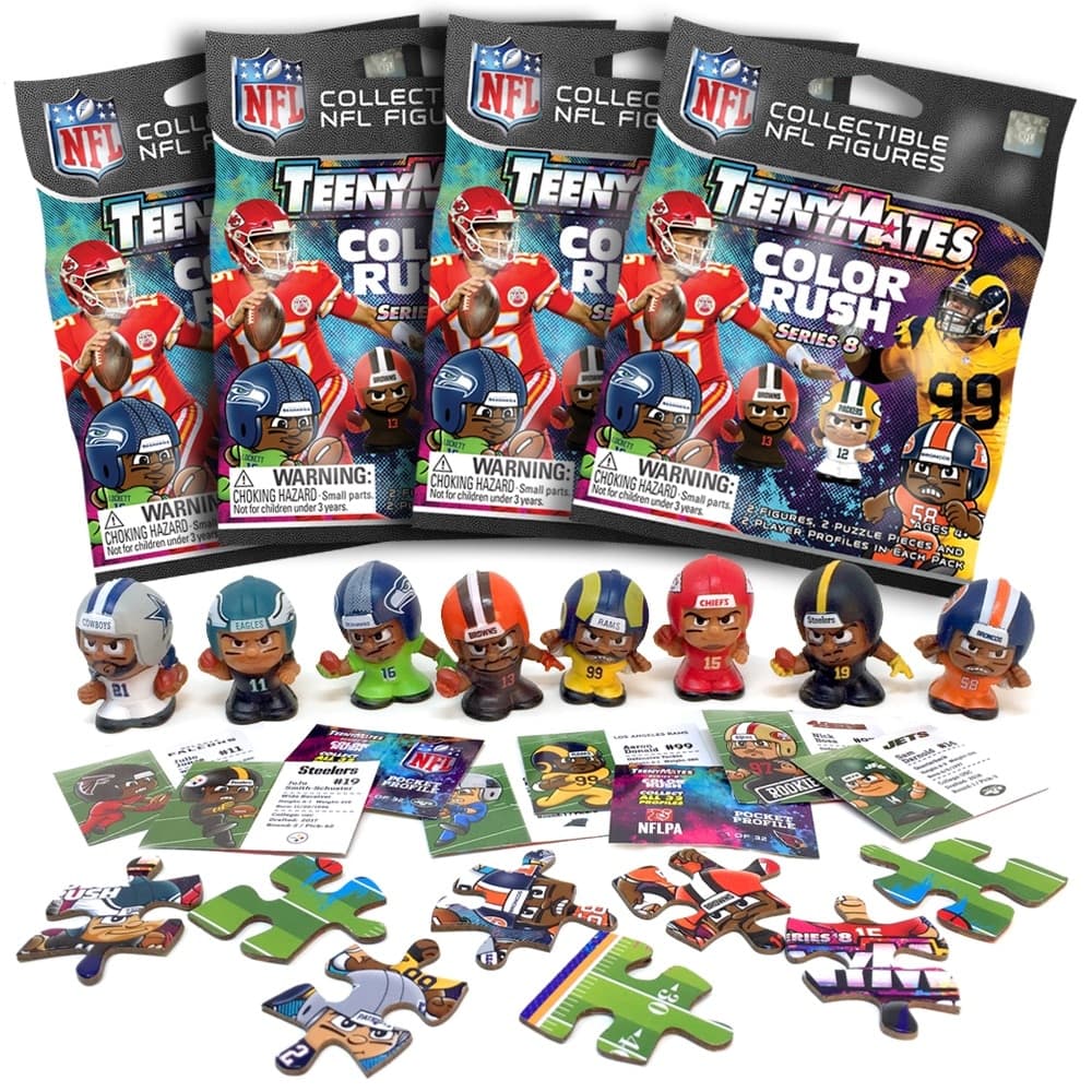 TeenyMates NFL Series 8 4-Pack Bundle
