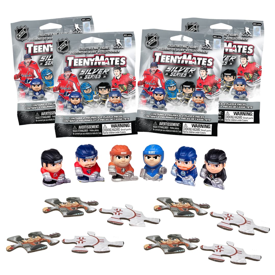 TeenyMates NHL Series 12 Foil Bag 4 Pack