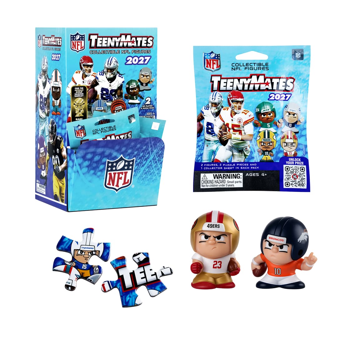 NFL TeenyMates Gravity Feed Display 2027 - 32ct