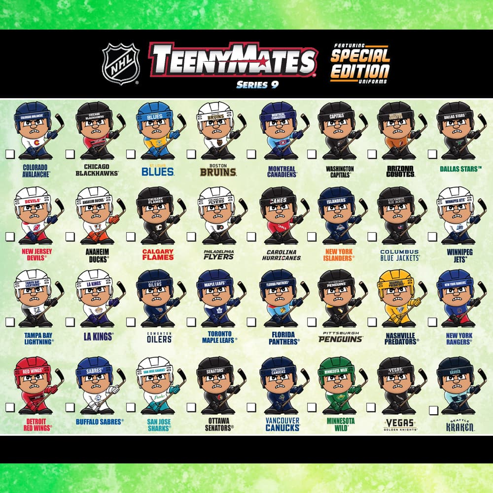 TeenyMates NHL Series 9 4-Pack Bundle