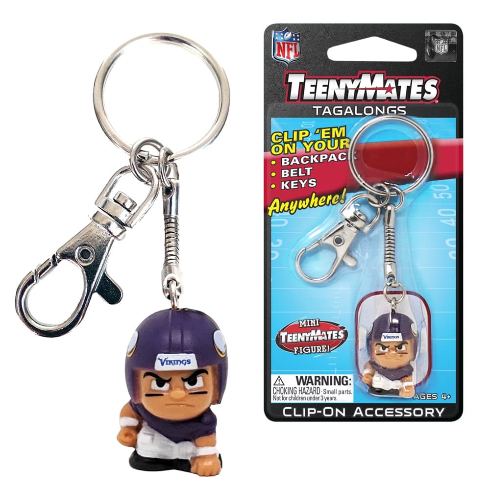 Minnesota Vikings TeenyMates Tagalongs Keychain