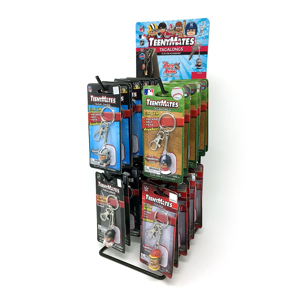 TeenyMates Tagalongs Keychain Display
