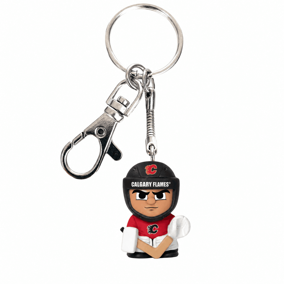 Calgary Flames TeenyMates Tagalongs Keychain