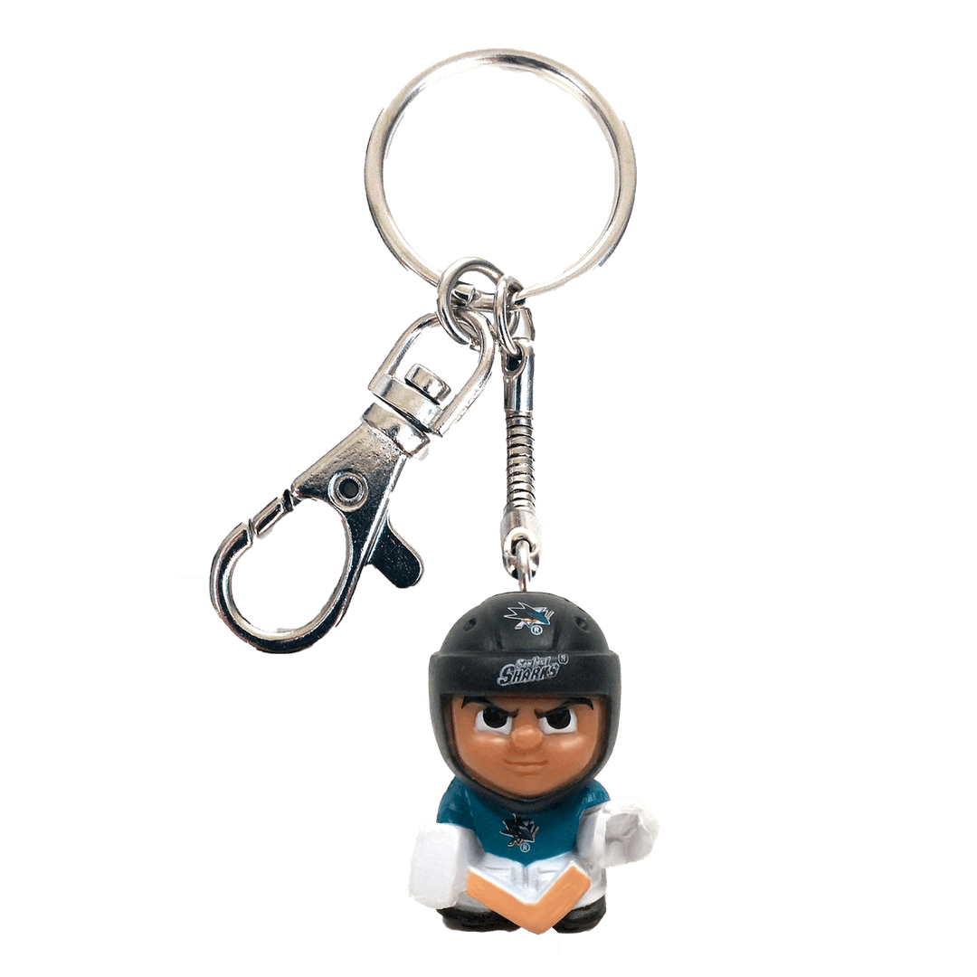 San Jose Sharks TeenyMates Tagalongs Keychain