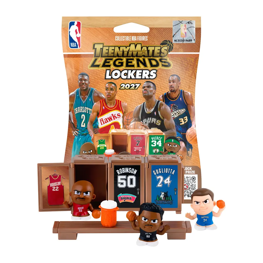 TeenyMates NBA Legends 2027 Locker Room Set