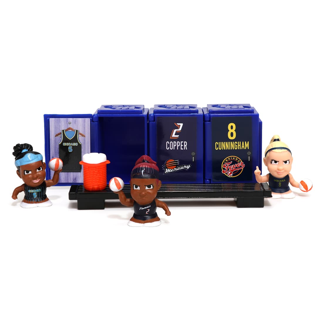 TeenyMates WNBA 2026 Locker Room Set