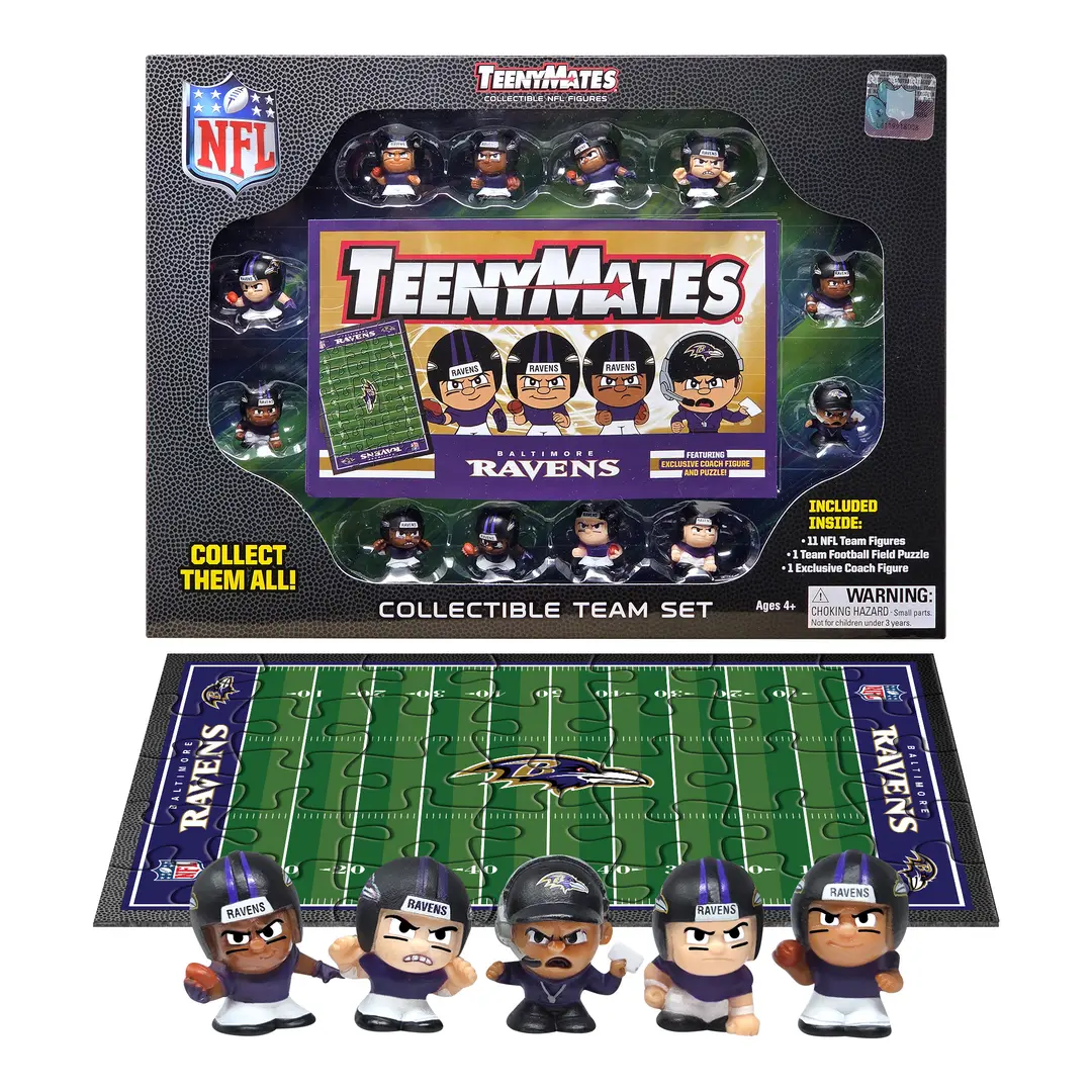 Baltimore Ravens TeenyMates Team Set