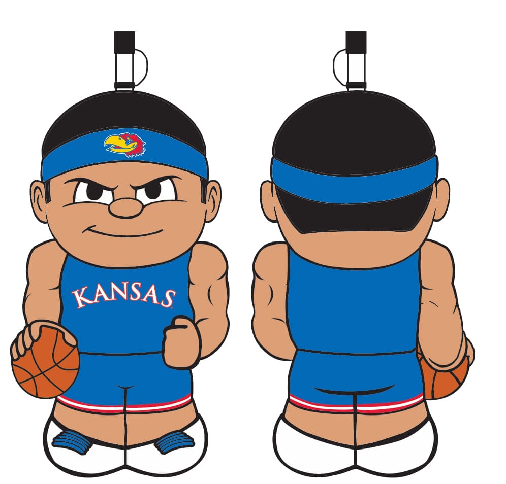 Kansas Jayhawks B-Ball Big Sip Water Bottle