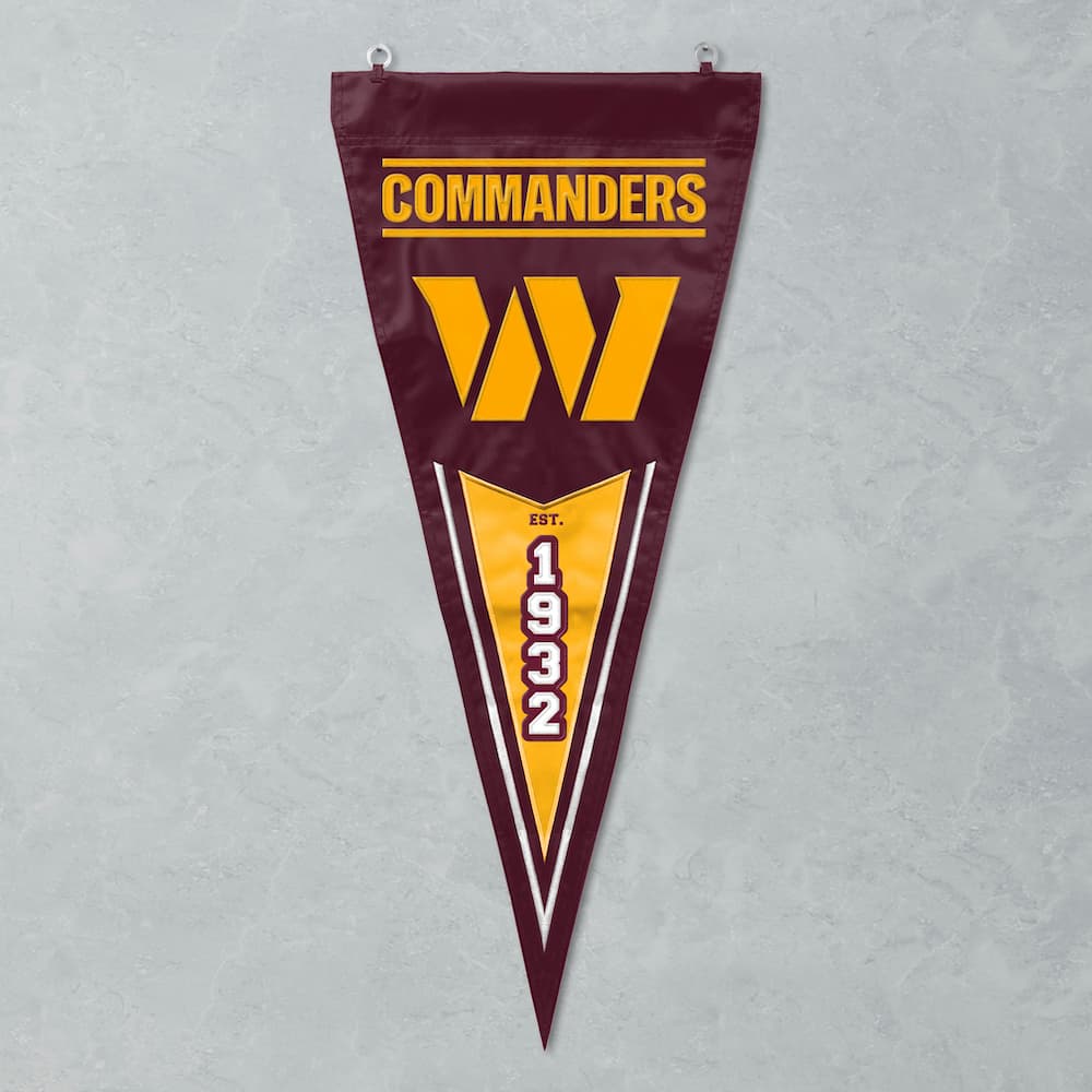 Washington Commanders Vertical Pennant