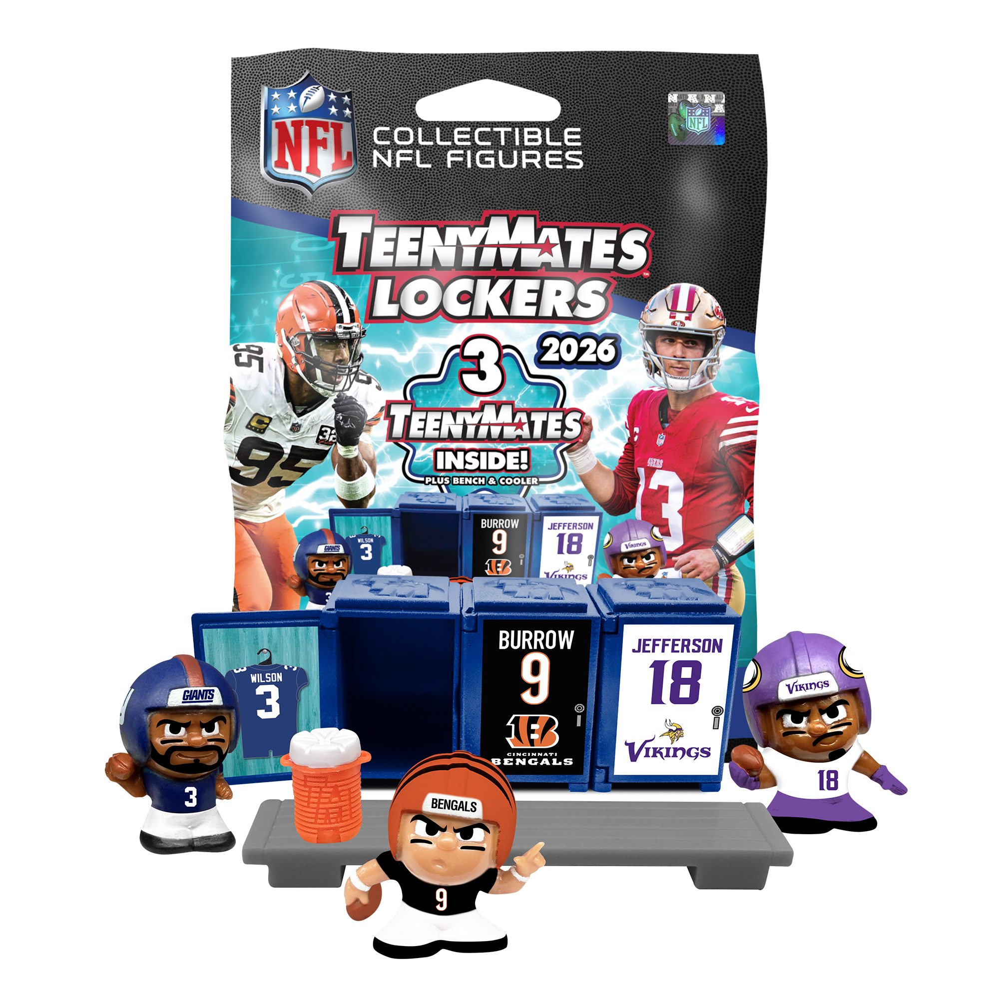 TeenyMates NFL Locker Room Set 2026
